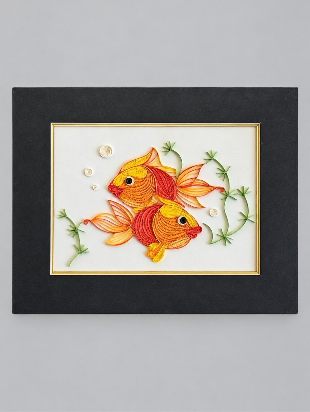 ARTISAN Colorful Goldfish Quilled Paper Art